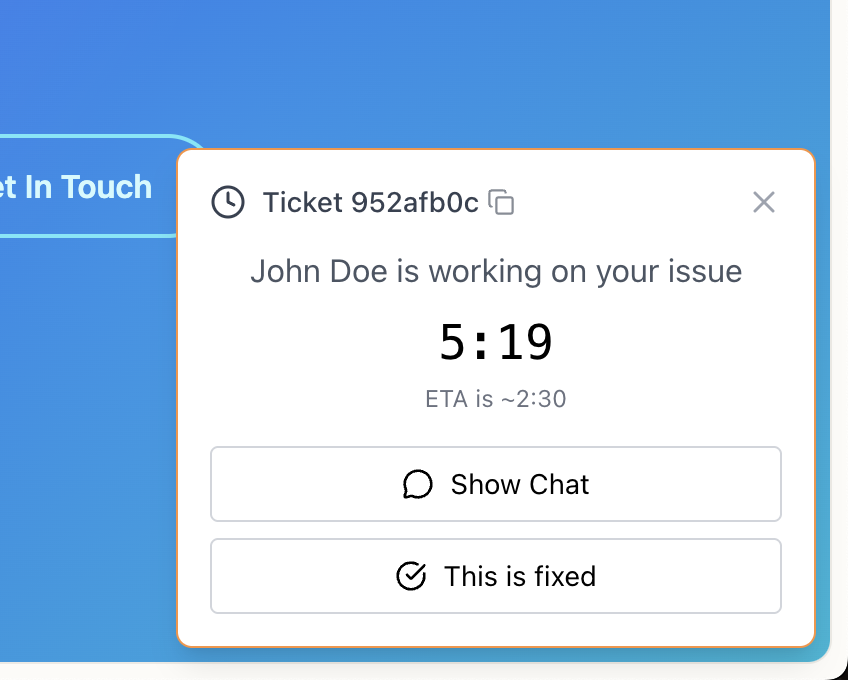 Get instantly connected to an engineer